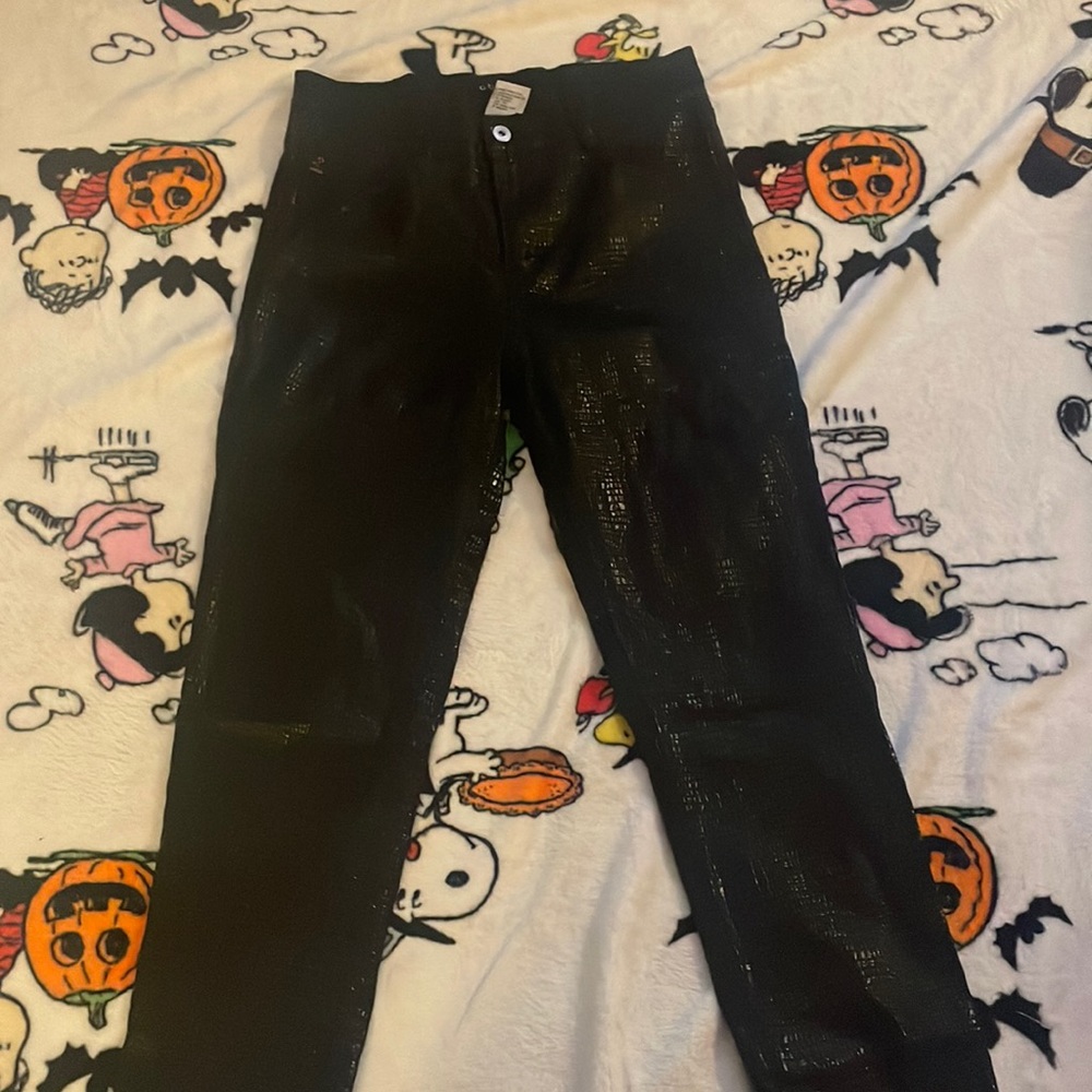 Black guess snake jeans